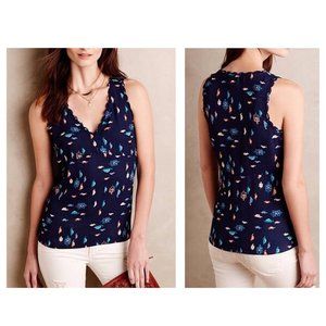 Anthropologie | Maeve Terrapin Print Tank Top